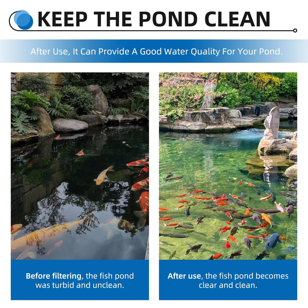 Aquanique replacement pads fit FP900 and FP1250Uv filters.