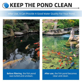 Aquanique replacement pads fit FP900 and FP1250Uv filters.