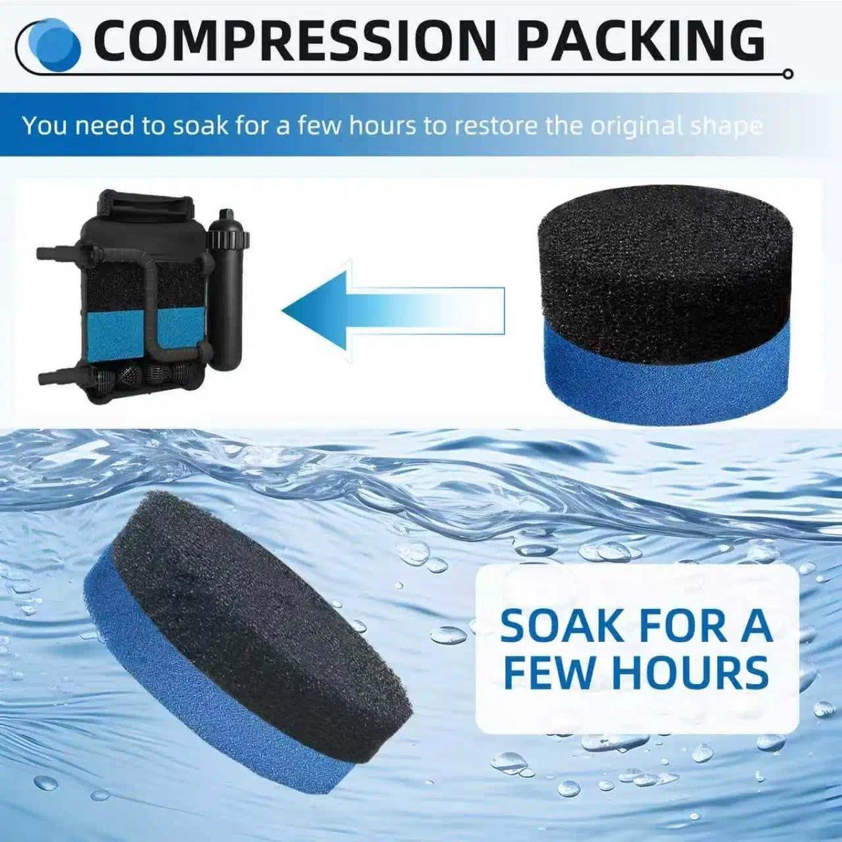 Versatile HAVANSIDY filter pads for outdoor pond filtration setups.