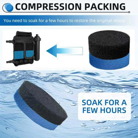 Versatile HAVANSIDY filter pads for outdoor pond filtration setups.