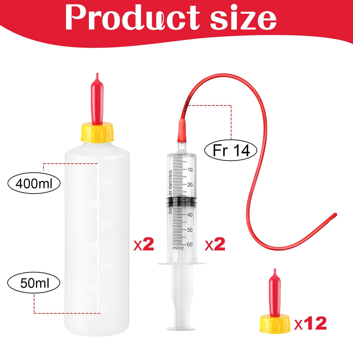 Havawish 2x400ml lamb bottles for practical, refillable feeding sessions.