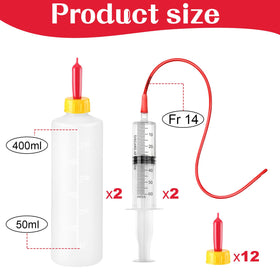 Havawish 2x400ml lamb bottles for practical, refillable feeding sessions.