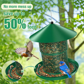 HAVENATURE Squirrel-proof mesh design keeps seeds safe from intruders