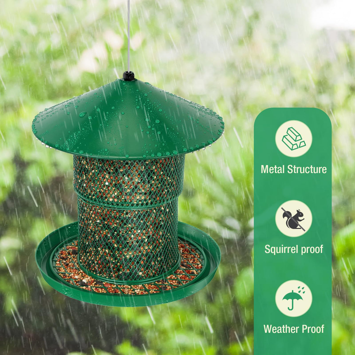 HAVENATURE Tree-trunk attachment perches attract trunk-loving birds