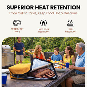 Havenity BBQ tub collapsed for compact storage in a small kitchen or RV.