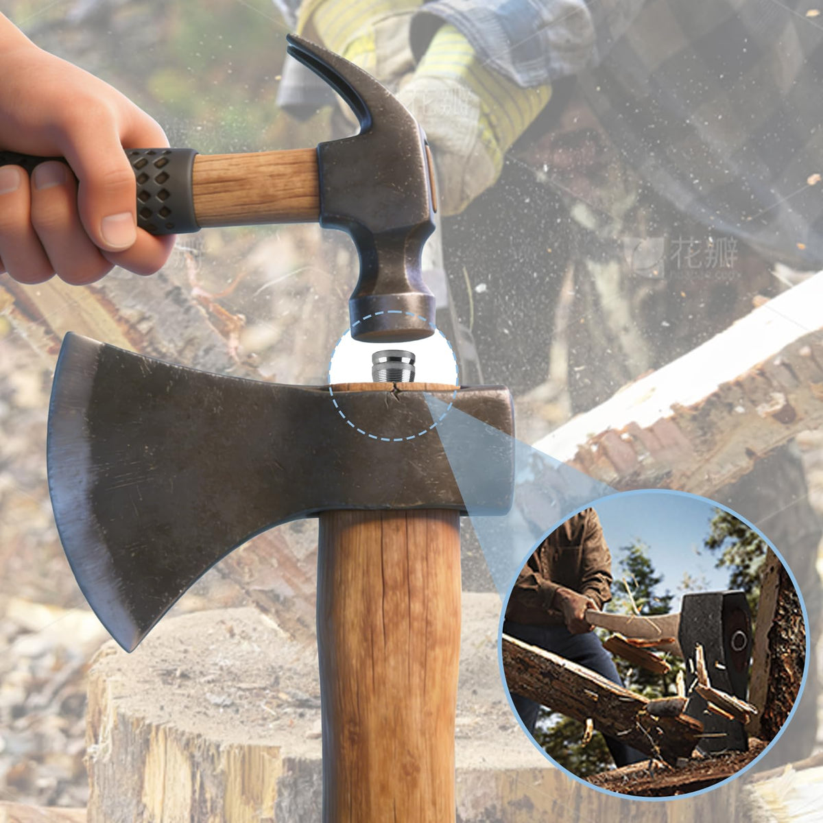 Havexerath 0.39-inch wedge for medium tools ensures solid, secure alignment.