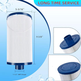 Havuzpas FC-2402 replacement filter interface indicating broad compatibility for spa upgrades.