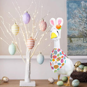 HaWeier Easter Porch Goose Outfit a collectable for lawn goose enthusiasts