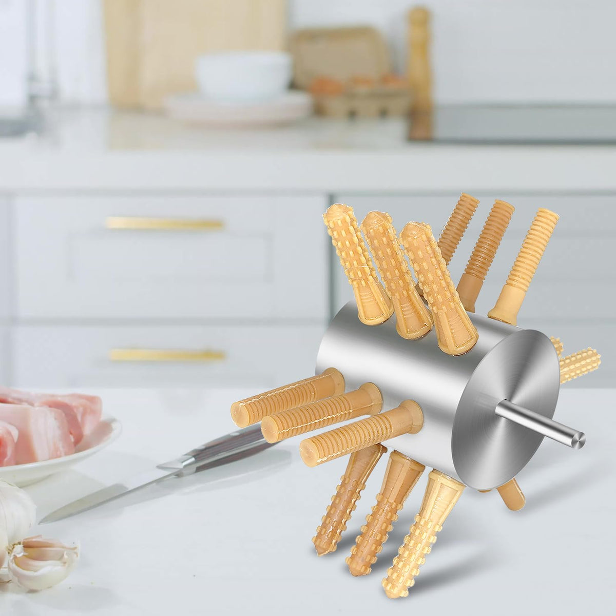 HAWK BROTHER enables efficient plucking with a standard drill setup.