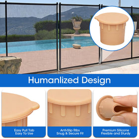 Haxmdfa ribbed surface provides reliable traction on pool decks