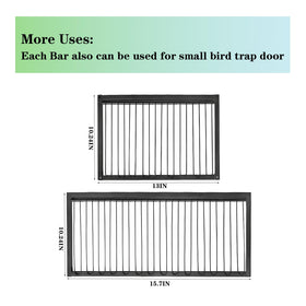 HAYLILUYOO Bird trap accessories kit image shows included tools for fast setup.