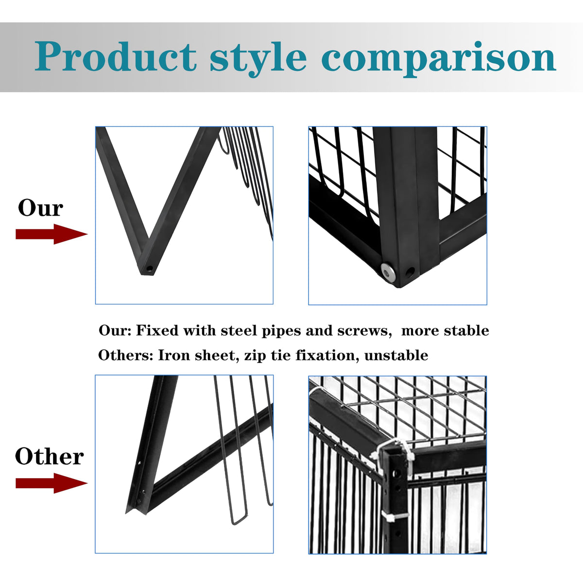 HAYLILUYOO Pigeon Trap Cage installation image highlights simple setup for outdoor spaces.