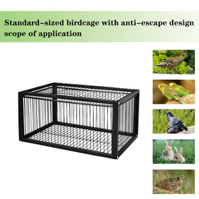 HAYLILUYOO Pigeon Trap Cage skylight view enables quick removal of captured birds.