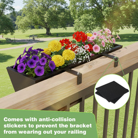 HAYOHRT durable outdoor planter ideal for balconies, decks, and patios