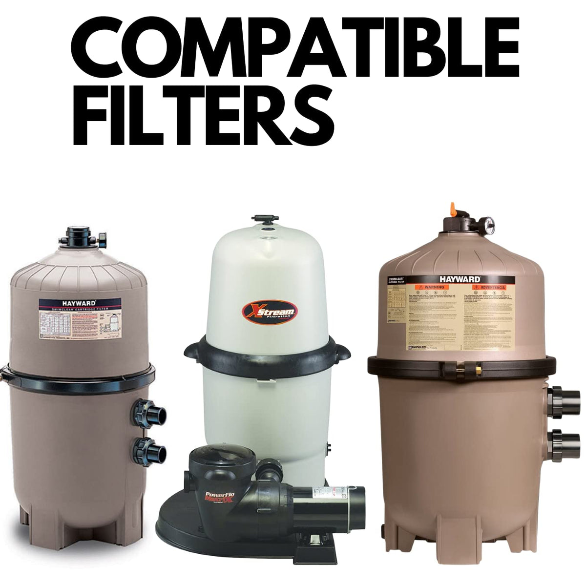 Hayward DE filter assembly highlighted with CCX1000V compatibility