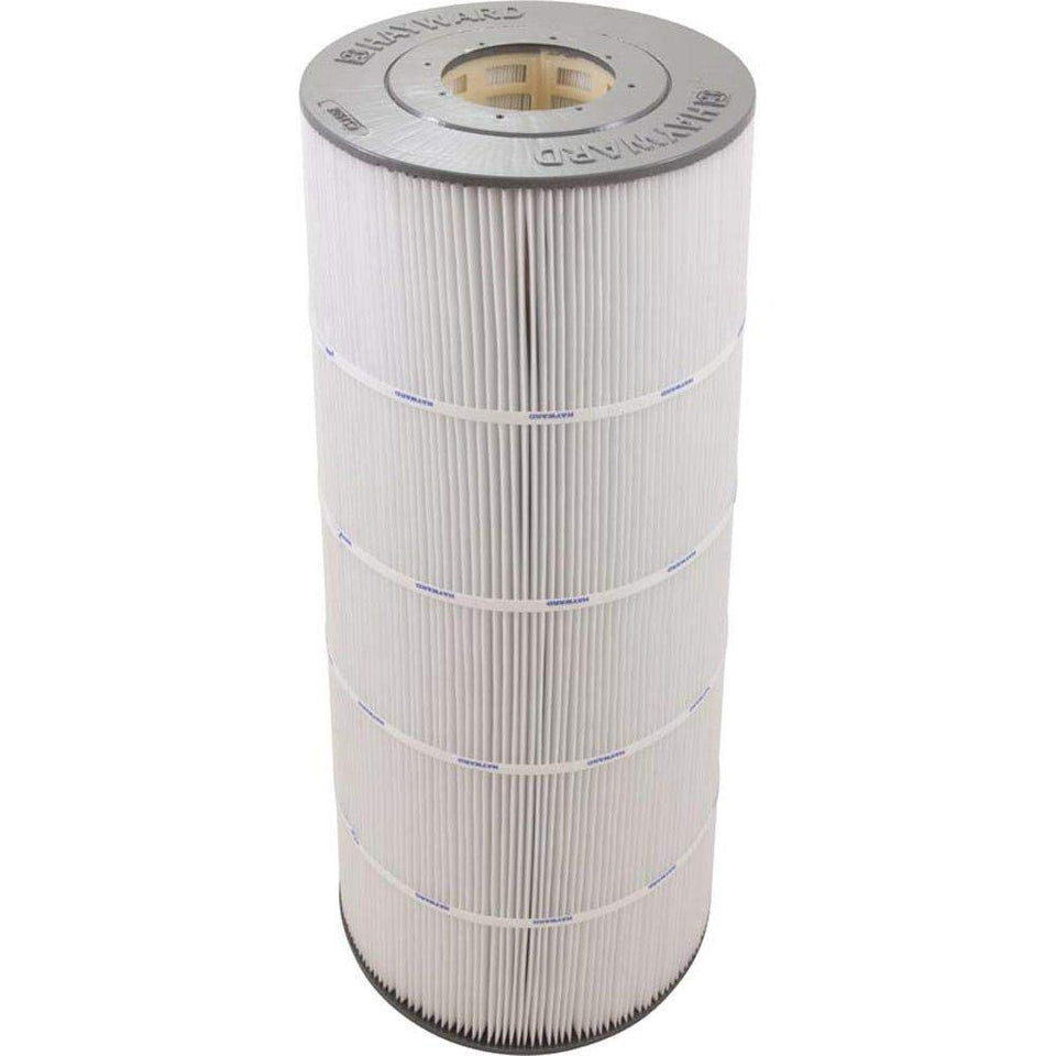 Hayward replacement filter cartridge element for outdoor pool filtration improves dirt capture.