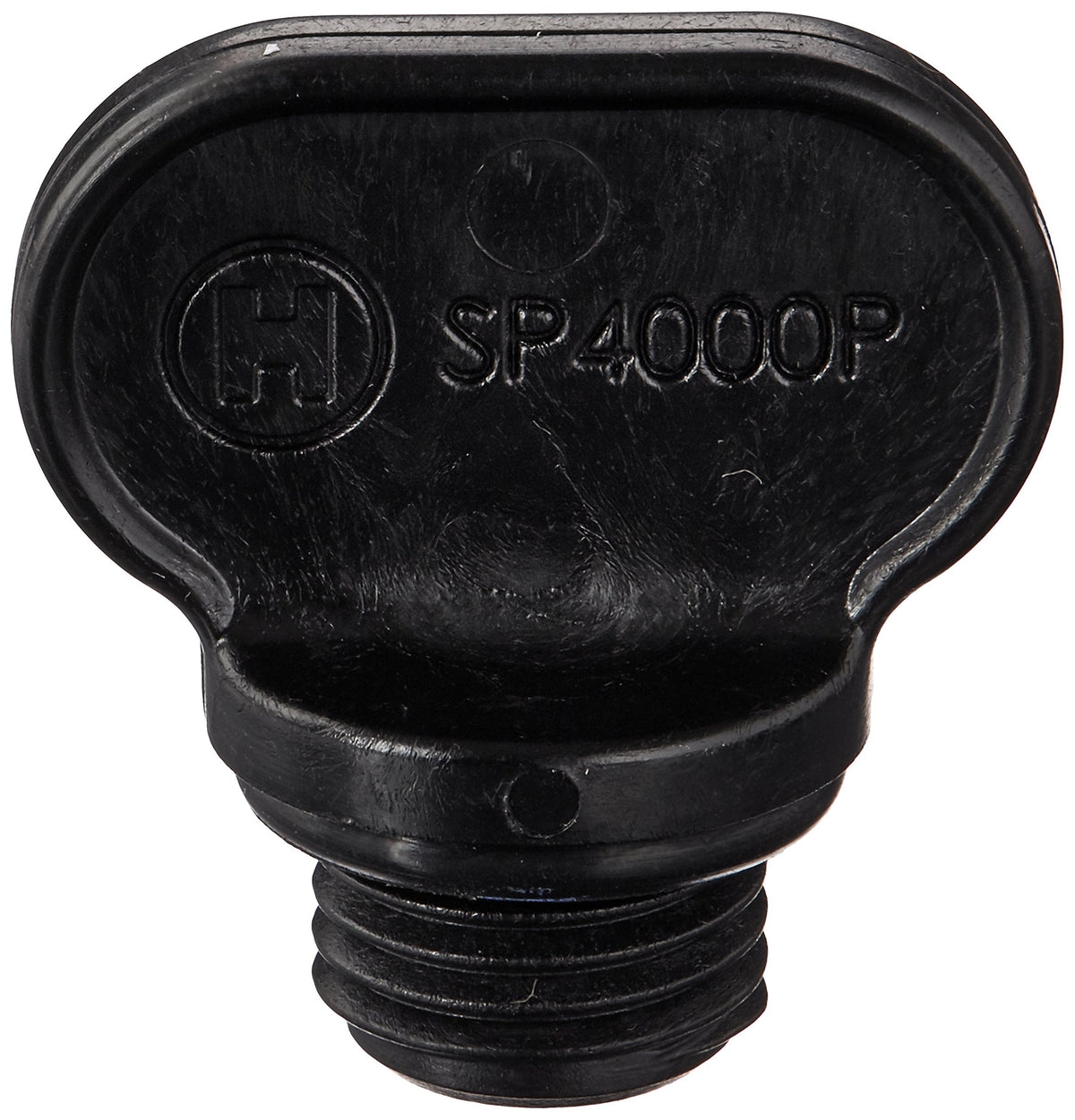 Image of installation-ready drain plug and gasket with mounting plate for maintenance