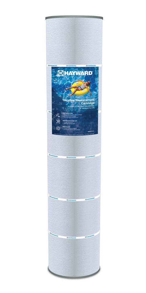 Hayward SwimClear C2002S cartridge element closeup highlighting surface area for superior filtration