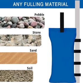 Wide-base design helps prevent sinking on grass and soft surfaces with HAZBEN