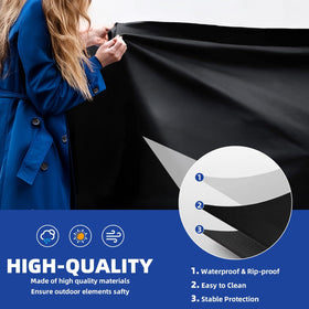 HAZBEN rip-proof fabric resists tears outdoors in sun.