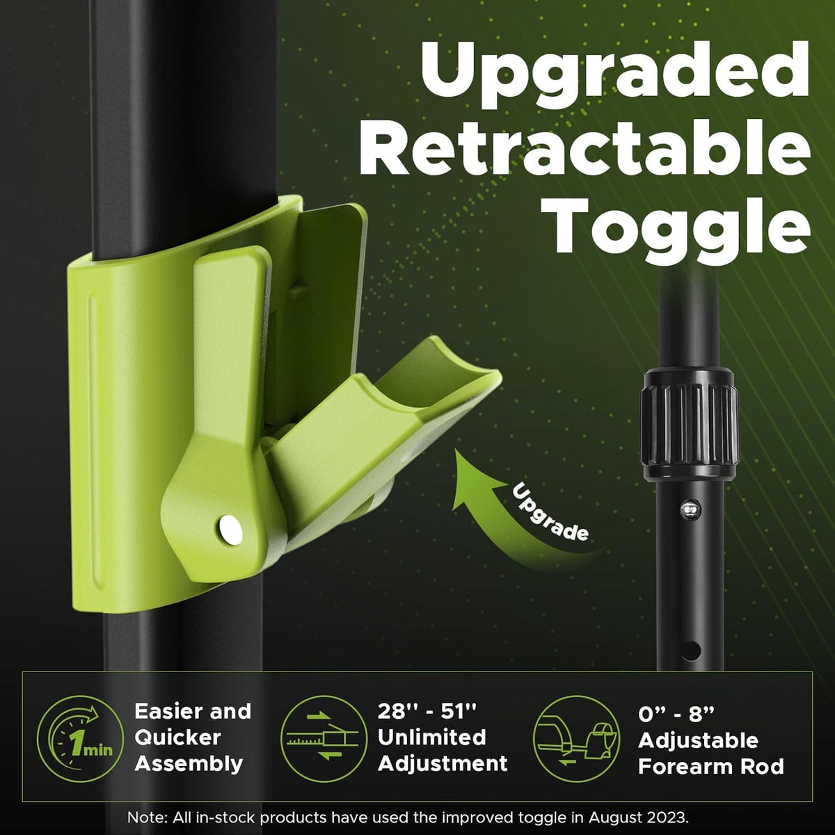 Hazlewolke metal detector adjustable rod for comfortable use.
