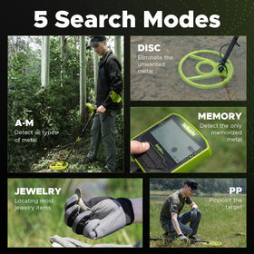 Hazlewolke metal detector lightweight design for easy transport.