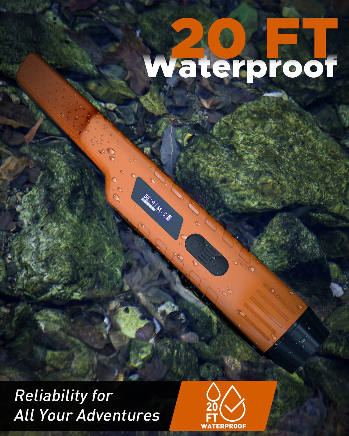 Hazlewolke pinpointer adult and kid-friendly ergonomic design in use.