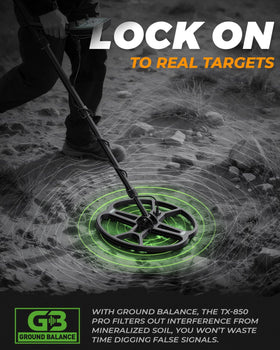 Hazlewolke TX-850 PRO ground balance controls for mineral-rich soils