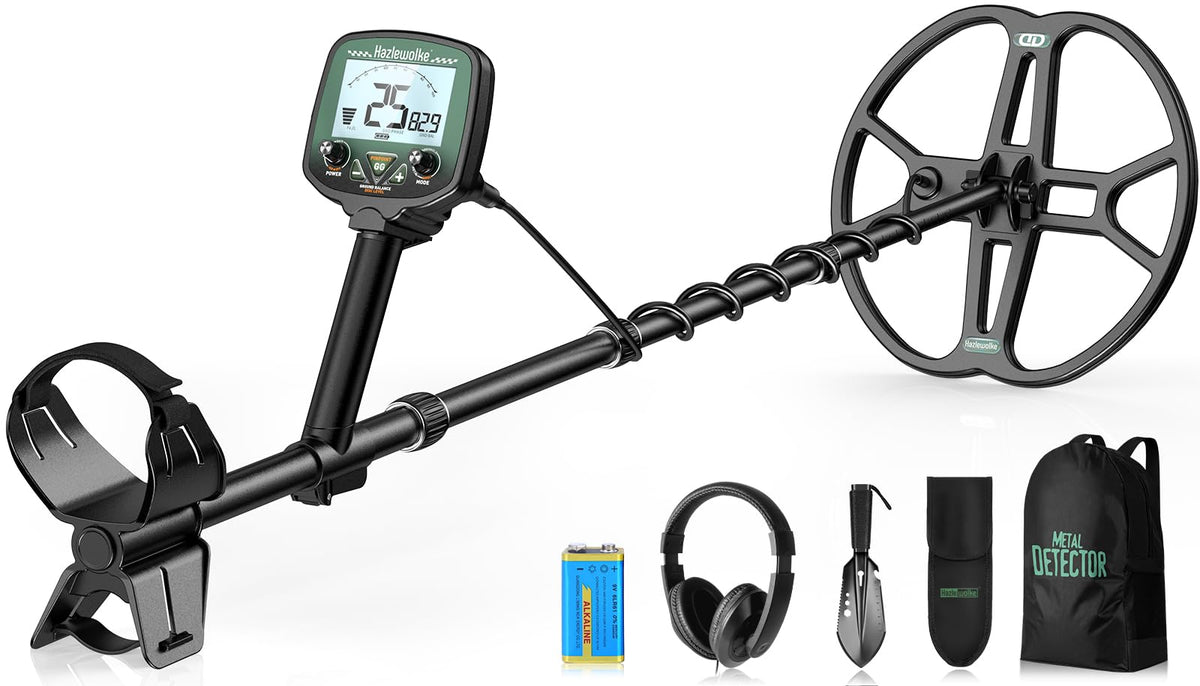 Hazlewolke TX-850 PRO front view ready for field treasure hunts
