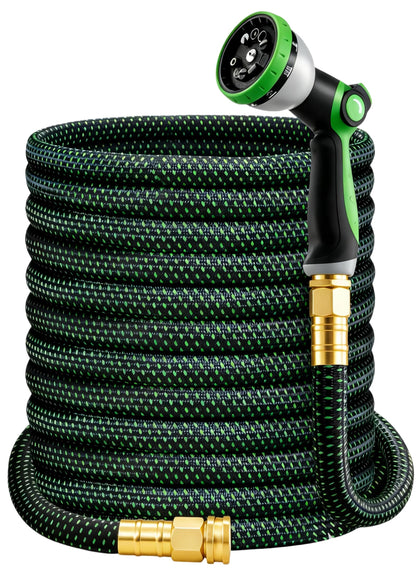 HBlife 100ft garden hose with tangle-free design for smooth water flow
