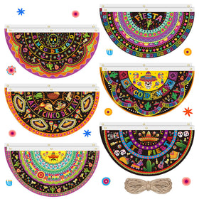 HCEWSBFD Cinco de Mayo bunting flags brighten outdoor fiestas.