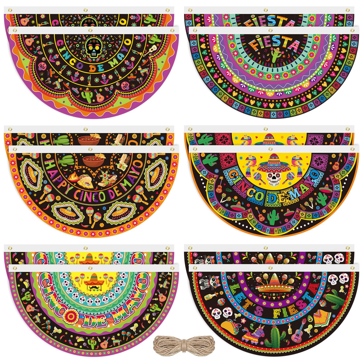 HCEWSBFD Half-fan flags showcase traditional patterns for eye-catching displays.