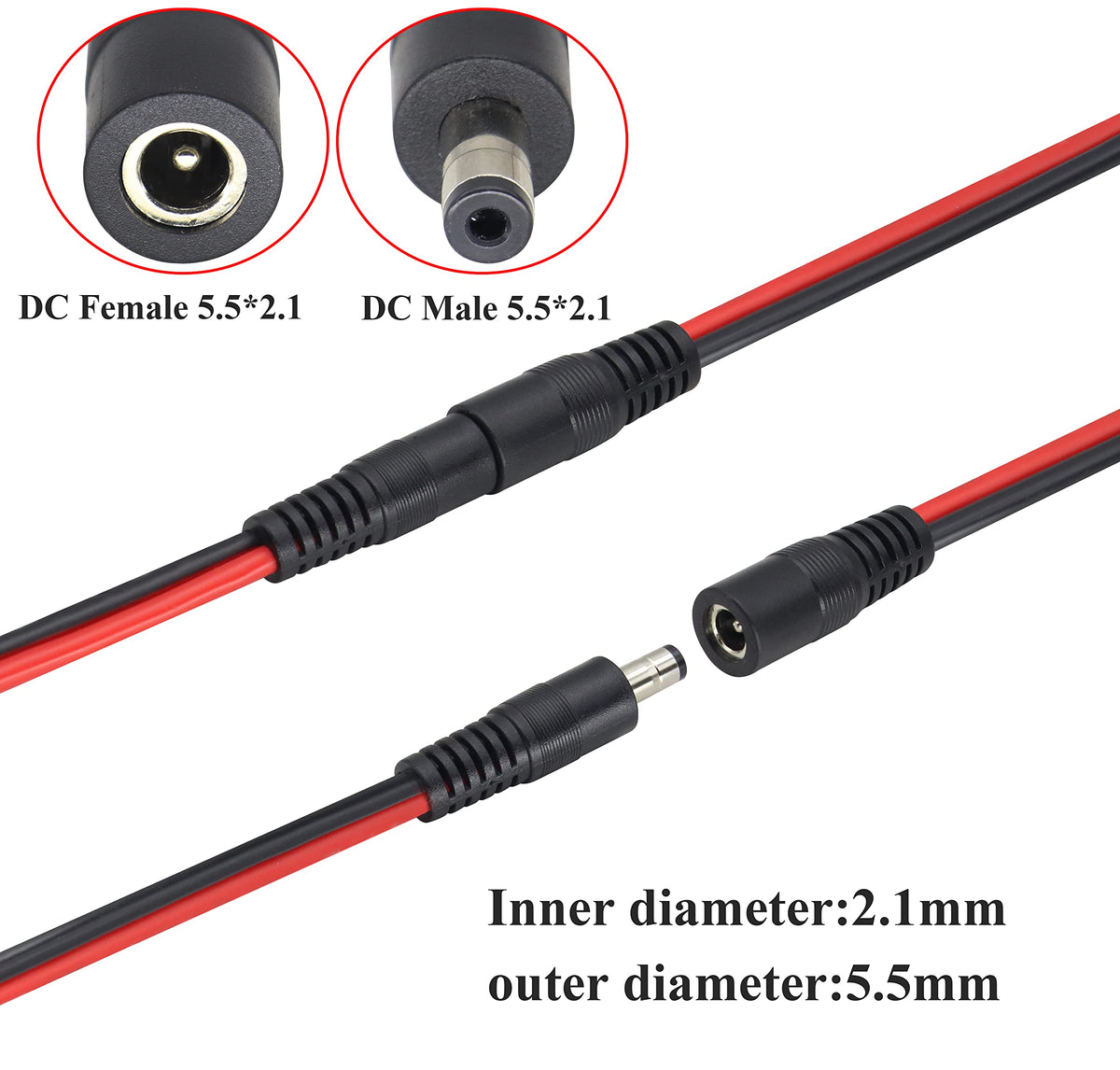 HCFeng foldable solar panel compatibility cable enabling easy connections.