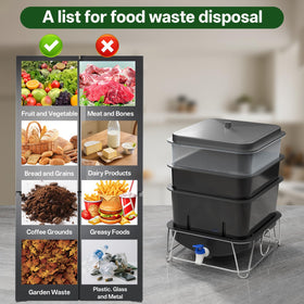 HCGADON UV-resistant PP plastic ensures durable, year-round use.