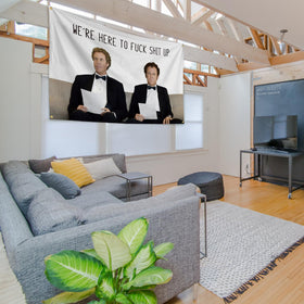 HCKHPH decorative flag ideal for dorm rooms and outdoor displays.