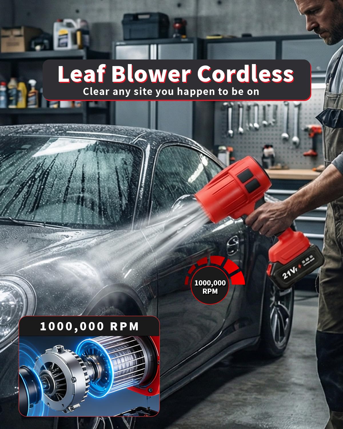 HCPPKZL Power Leaf Blower ergonomic handle for comfortable use