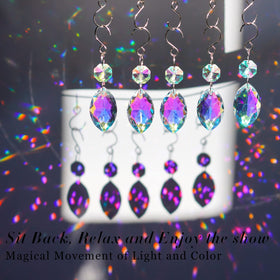 H&D HYALINE & DORA 38mm pendants brighten rooms with rainbow reflections