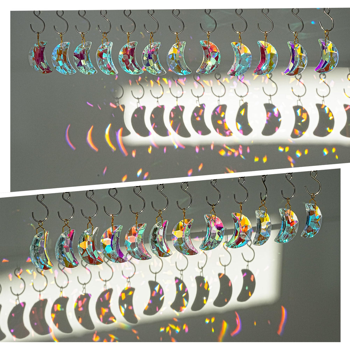 H&D HYALINE & DORA rainbow maker casts color-filled light across walls.