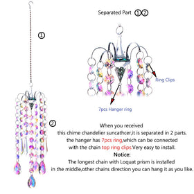 H&D HYALINE & DORA acrylic center strengthens the hanging pendant.