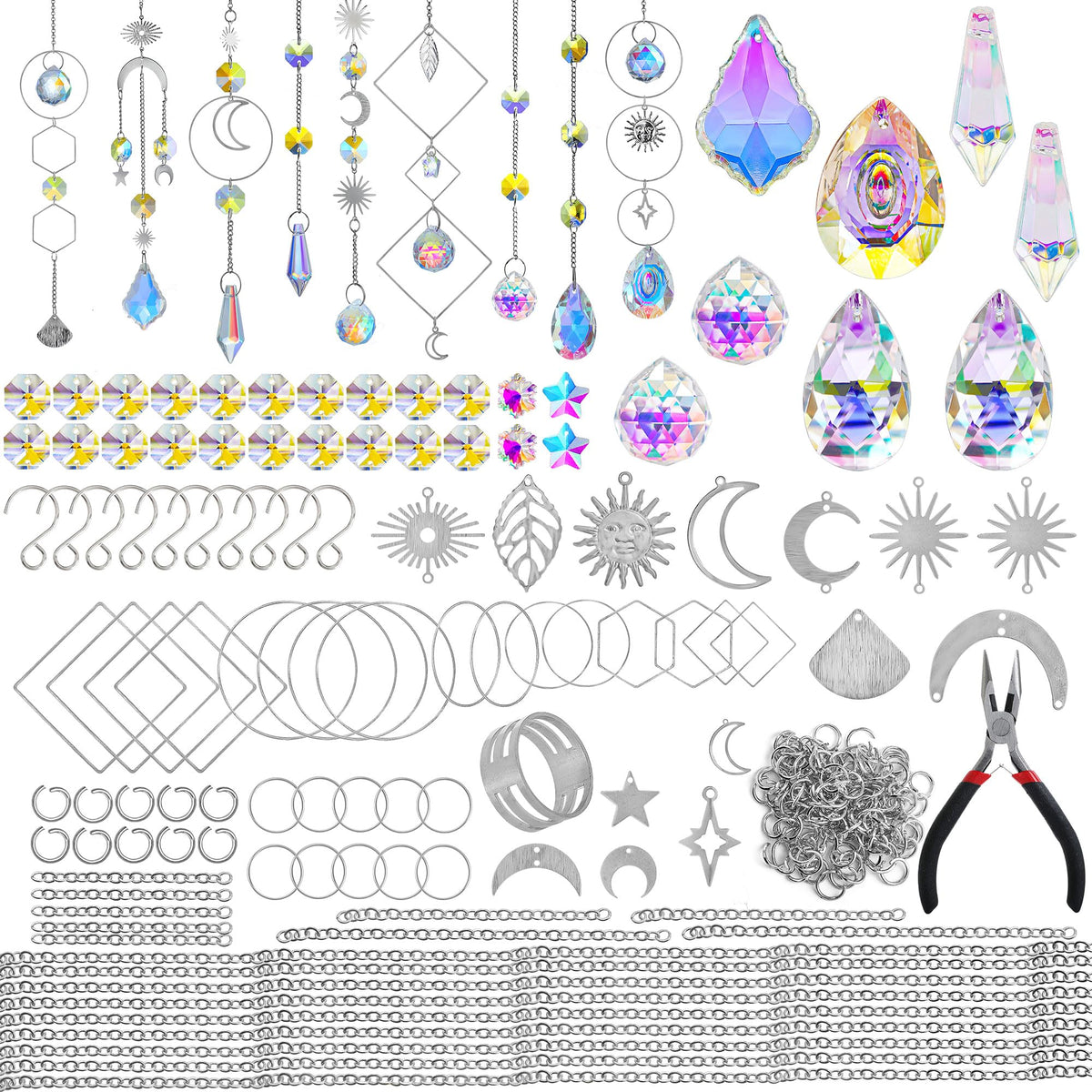 H&D Hyaline & Dora kit box with DIY crystal suncatcher materials for home decor