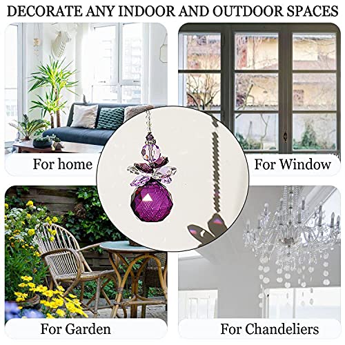 H&D garden crystal angel decor brings sparkly color to balconies or porches.