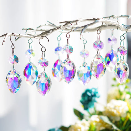 H&D HYALINE & DORA horse-eye crystal prisms for sparkling chandeliers