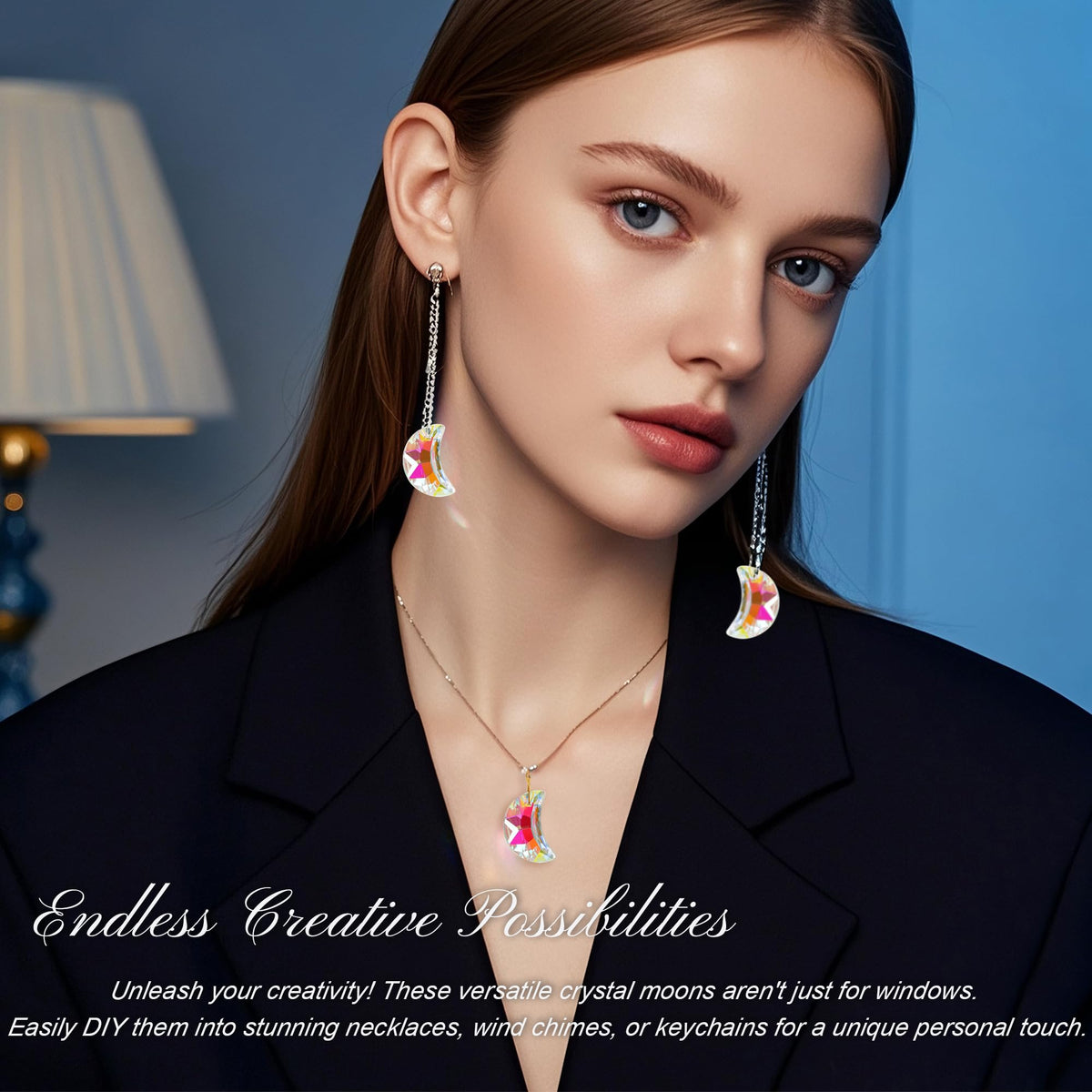 H&D HYALINE & DORA lead-free prisms ensure safe, sparkling reflections.
