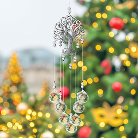 H&D Hyaline & Dora metal tree of life pendant design detail