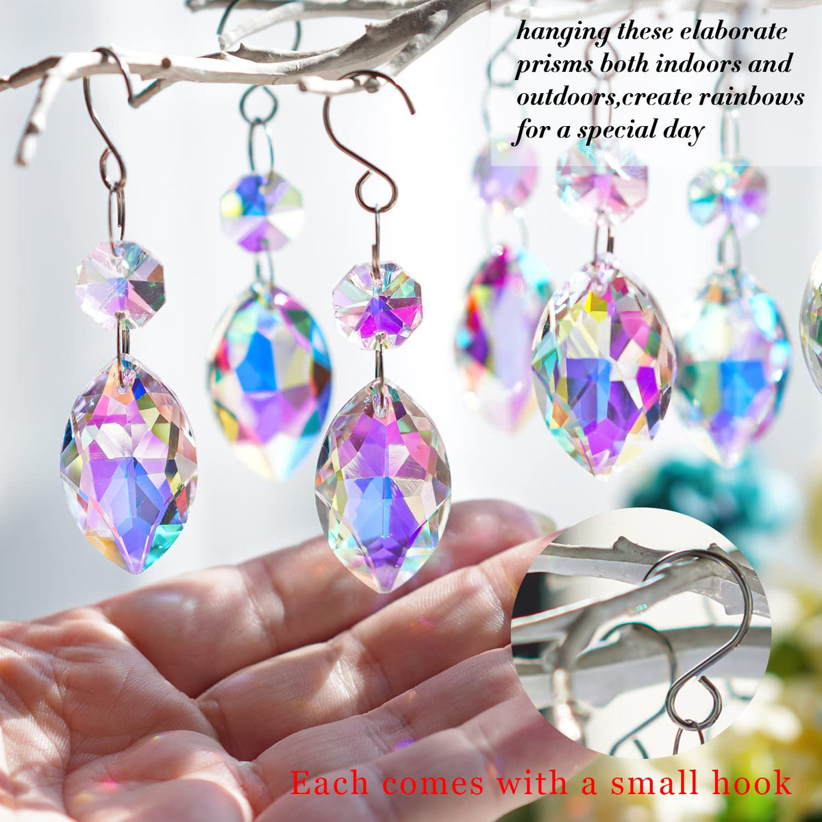 H&D HYALINE & DORA 14mm octagonal beads elevate bead curtains