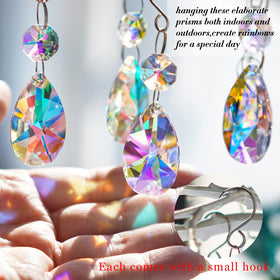 HD Hyaline Dora AB color crystal beads catching rainbow light