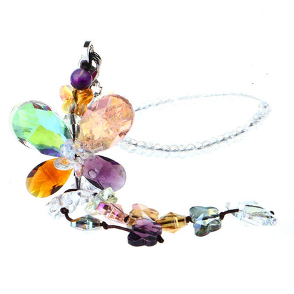 HD Hyaline & Dora car charms rear view mirror sparkle enhances interior light.