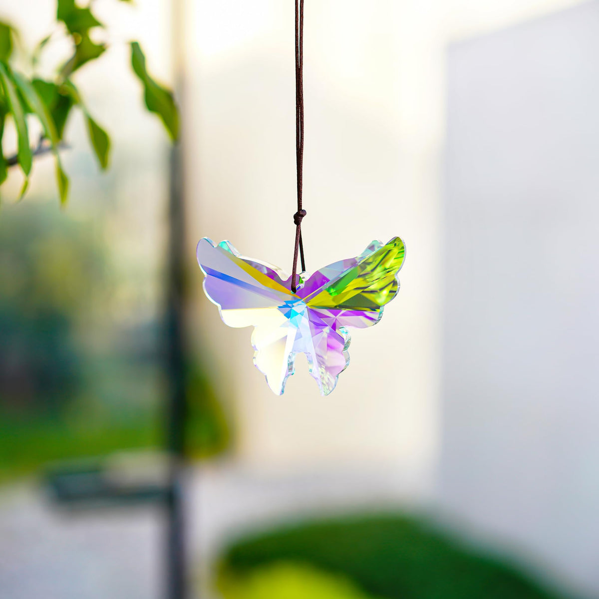 H&D HYALINE & DORA car mirror suncatcher adds subtle glitter on the road