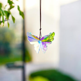 H&D HYALINE & DORA car mirror suncatcher adds subtle glitter on the road