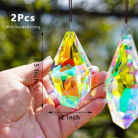 H&D Hyaline & Dora chandelier prisms for weddings or special occasions.